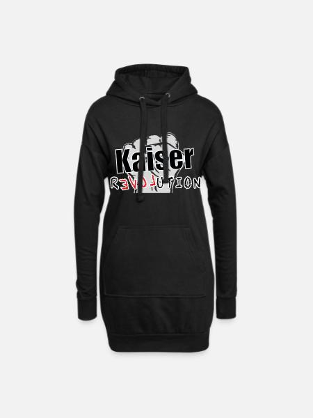 Revolution Kaiser - Hoodie-Kleid - Schwarz