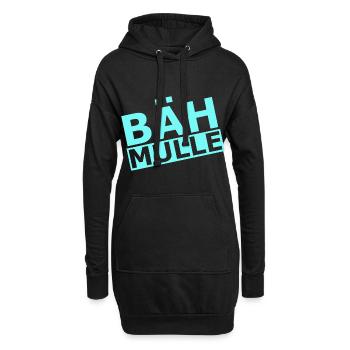Bähmulle Bähmull Pleurer pleurer - Sweat-shirt à capuche long Femme - noir - Devant