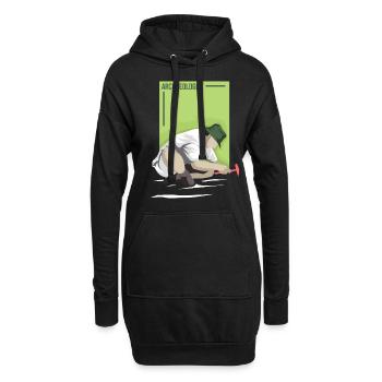 Archäologe Archäologie - Hoodie-Kleid - Schwarz - Vorne