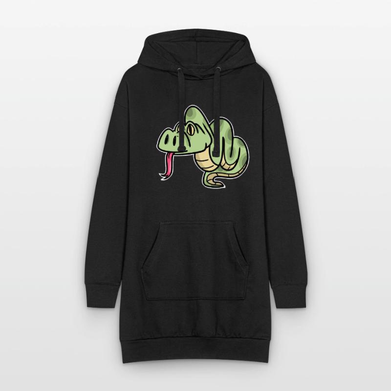 Python Hoodie-Kleid