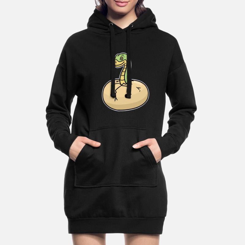 Python Hoodie-Kleid