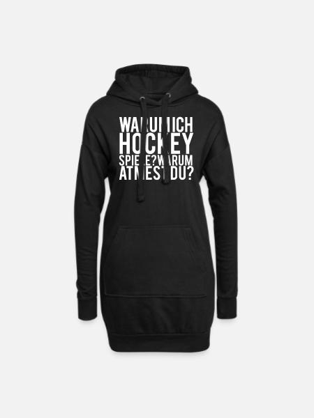 hockey - Sweat-shirt à capuche long Femme - noir