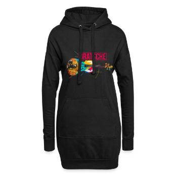 Cadeau d’alto - Sweat-shirt à capuche long Femme - noir - Devant
