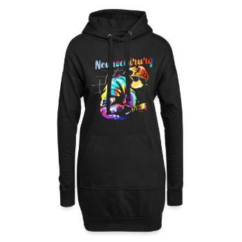 Neurochirurgin Doktor Geschenk - Hoodie-Kleid - Schwarz - Vorne