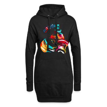 anesthésiste - Sweat-shirt à capuche long Femme - noir - Devant