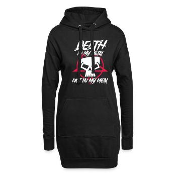 Vegan Veganer Death Metal Tierschutz Geschenk - Hoodie-Kleid - Schwarz - Vorne