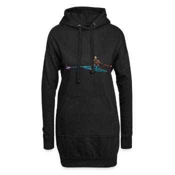 Aviron - Sweat-shirt à capuche long Femme - noir - Devant