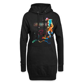 Tatortreiniger - Hoodie-Kleid - Schwarz - Vorne