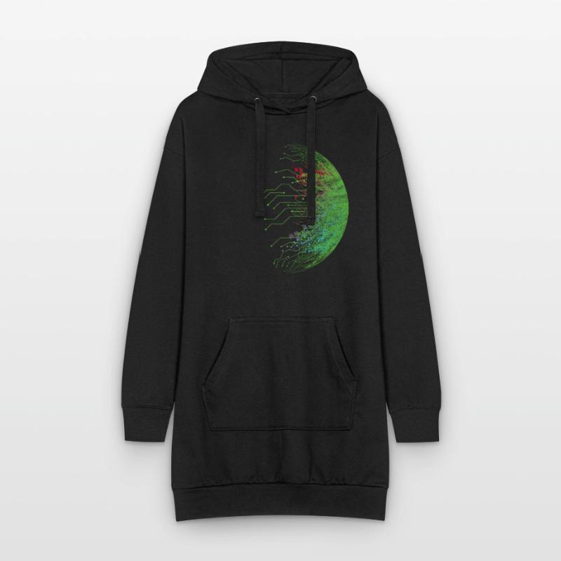 Binär Code Programmierer Computer Nerd Geschenk Hoodie-Kleid