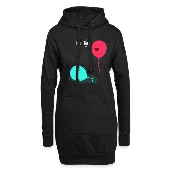 Biologie Wissenschaft Chemie Labor Geschenk - Hoodie-Kleid - Schwarz - Vorne