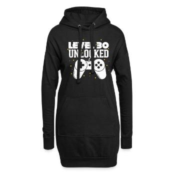 Niveau 30 30e anniversaire 30 ans de cadeau de jeu - Sweat-shirt à capuche long Femme - noir - Devant