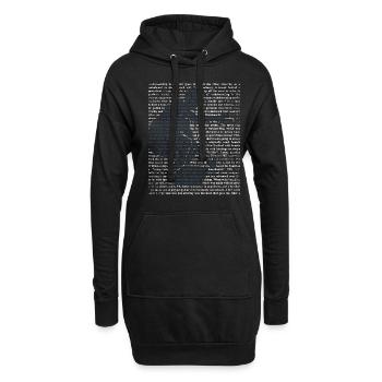 Wakeboard - Sweat-shirt à capuche long Femme - noir - Devant