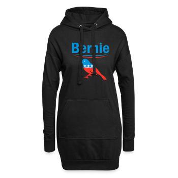 Bernie Sanders BlueBird 2020 Election President - Hoodie-Kleid - Schwarz - Vorne