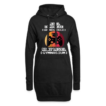 Gymi Einschulung Gymnasium 5. Klasse Geschenk - Hoodie-Kleid - Schwarz - Vorne
