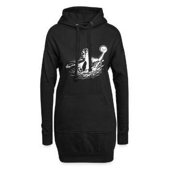 Water-polo - Sweat-shirt à capuche long Femme - noir - Devant