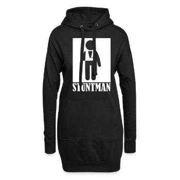 Stuntman arm fracture broken bone - Hoodie Dress - black - Front