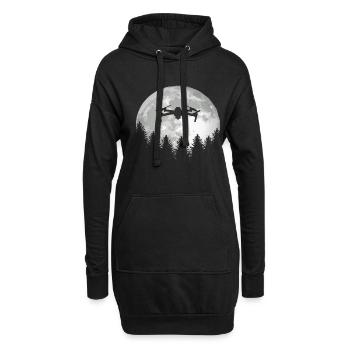 Drone Quadcopter Pilot Shirt pour les pilotes de drone - Sweat-shirt à capuche long Femme - noir - Devant
