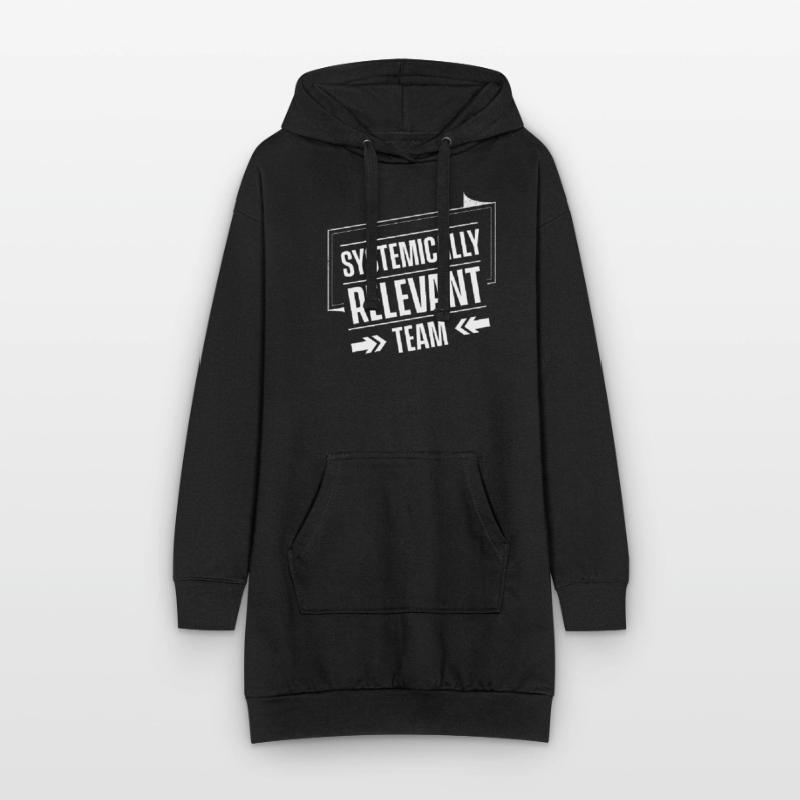 Arbeiter Essenziell Relevant Beruf Systemrelevant Hoodie-Kleid