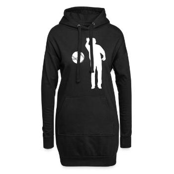 Boule Petanque Boccia Boules - Sweat-shirt à capuche long Femme - noir - Devant
