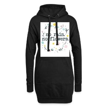 Florists - No Rain No Flowers - Hoodie Dress - black - Front
