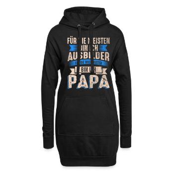 Lustiges Ausbilder & Papa Geschenk - Hoodie-Kleid - Schwarz - Vorne