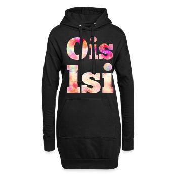 Bayern bayerischer Spruch Ois Isi Lustig Geschenk - Hoodie-Kleid - Schwarz - Vorne