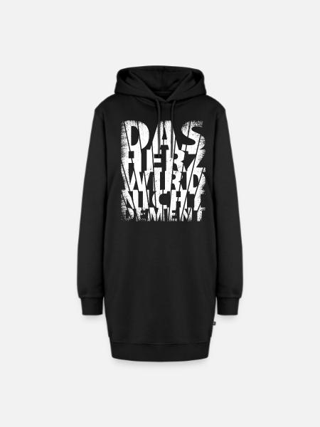 Altenpfleger - Pflege - Hoodie-Kleid - Schwarz