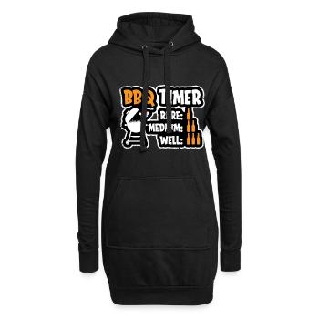 BBQ BBQ Minuterie BBQ Grill BBQ Accessoires BBQ - Sweat-shirt à capuche long Femme - noir - Devant