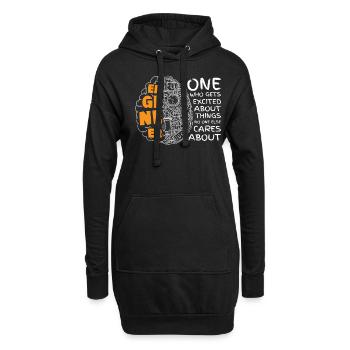 Engineer, Mechanical Engineering Motive for an Engineur - Hoodie Dress - black - Front