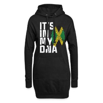Afrique afrique cadeau vêtements africains - Sweat-shirt à capuche long Femme - noir - Devant