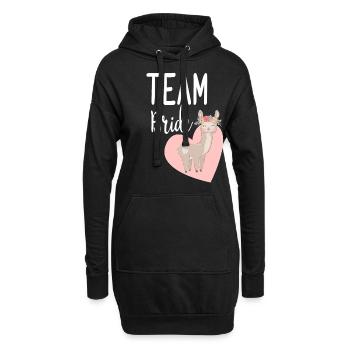 Équipe Bride To Be Bride Alpaca Llama Alpaca JGA - Sweat-shirt à capuche long Femme - noir - Devant