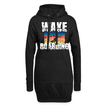 Wakeboard Wakeboard - Sweat-shirt à capuche long Femme - noir - Devant