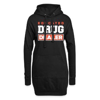 Apotheker Pharmazie Student Abschlussgeschenk - Hoodie-Kleid - Schwarz - Vorne