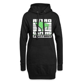 Tabletop Brettspiel Brettspieler Geschenk - Hoodie-Kleid - Schwarz - Vorne