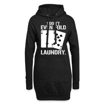 Kartenspiel kartenspiel Poker Poker - Hoodie-Kleid - Schwarz - Vorne