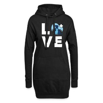 Cadeau d'infirmière vétérinaire infirmière vétérinaire - Sweat-shirt à capuche long Femme - noir - Devant