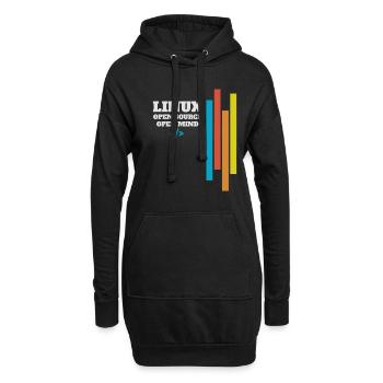 Cadeau d'administrateur de programmeur Linux - Sweat-shirt à capuche long Femme - noir - Devant