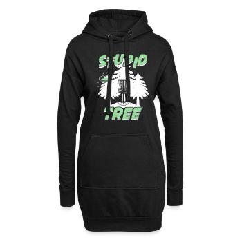Cadeau de golfeur de disque de golf drôle - Sweat-shirt à capuche long Femme - noir - Devant