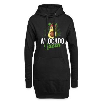 Lustige Avocado Geschenkidee Fitness Avocado - Hoodie-Kleid - Schwarz - Vorne