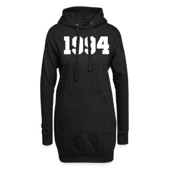 1994 - Hoodie-Kleid - Schwarz - Vorne