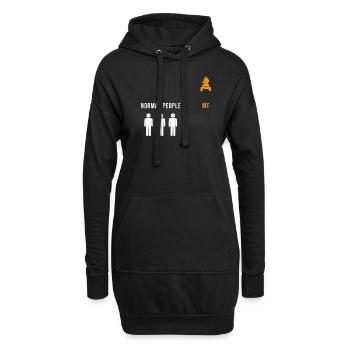 Conception de quad de motocross pour un pilote de quad - Sweat-shirt à capuche long Femme - noir - Devant