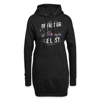Drag Racing Beschleunigungsrennen Dragsterrennen - Hoodie-Kleid - Schwarz - Vorne