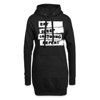 Canyoning - Thé sportif - Sweat-shirt à capuche long Femme - noir - Devant