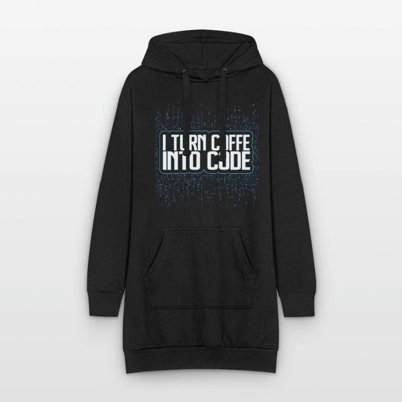 Funny Programmers Coding Coffee Gift Hoodie Dress