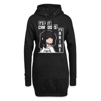 Anime Manga Kosplay pour les amateurs d'anime - Sweat-shirt à capuche long Femme - noir - Devant