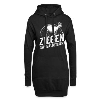 Ziegen Flüsterer Lamm Ziegenhalter Steinbock Mäh G - Hoodie-Kleid - Schwarz - Vorne