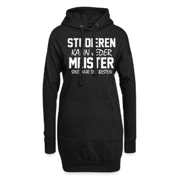 Meister Handwerker Handwerksmeister Elektrotechnik - Hoodie-Kleid - Schwarz - Vorne