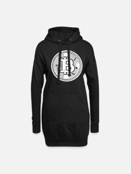 Bitcoin - Hoodie Dress - black