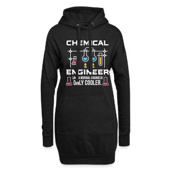 Ingénieur chimiste ingénieur chimiste ingénieur chimiste - Sweat-shirt à capuche long Femme - noir - Devant