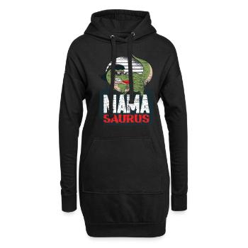 Dinosaure Mamasaurus Mama Saurus - Sweat-shirt à capuche long Femme - noir - Devant